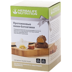 Протеиновые мини-батончики: Ваниль в хрустящей карамели
