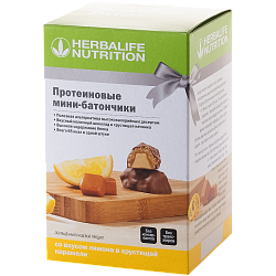 Протеиновые мини-батончики: Лимон в хрустящей карамели