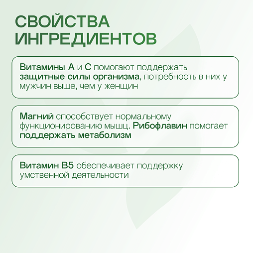 Формула 2. Комплекс витаминов и минералов для Мужчин