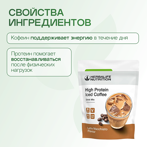 Протеиновый кофе со вкусом Латте Макиато