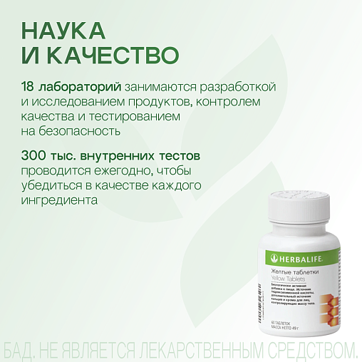 Желтые таблетки